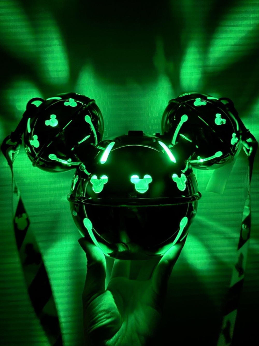 LED Mickey Mouse Green Jingle Bell Sipper Cup